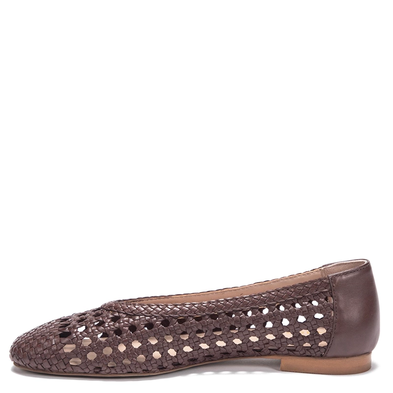 BALLERINA DE CUERO MUJER GACEL CHOCOLATE TERE - 3