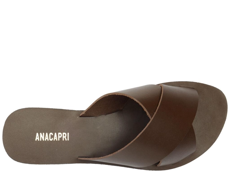 SANDALIA DE CUERO MUJER ANACAPRI ALBA CHOCOLATE - 2
