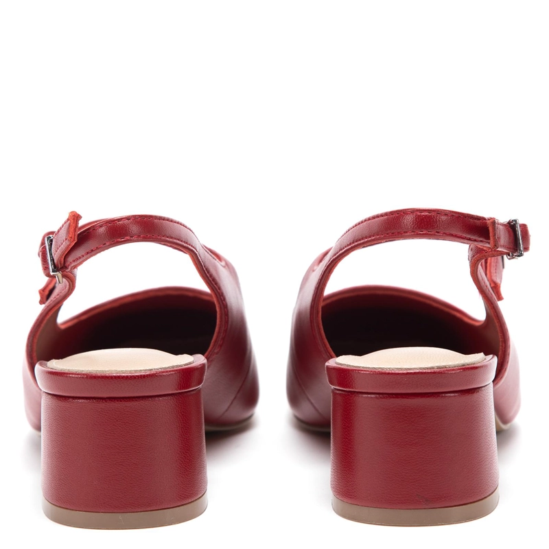 ZAPATO DE CUERO MUJER GACEL ROJO KOKO - 5
