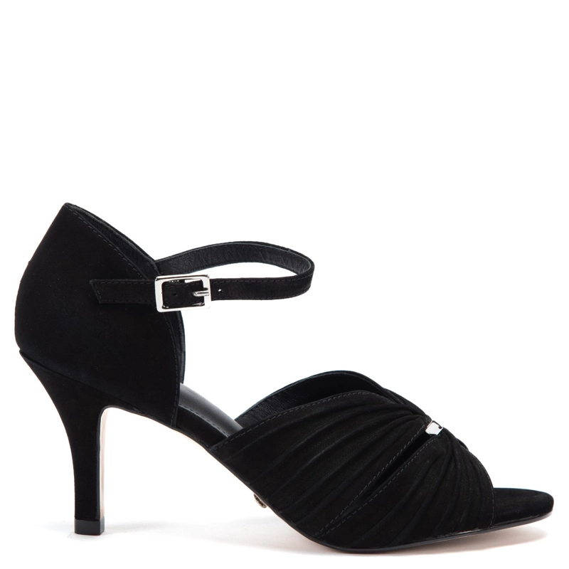 SANDALIA DE CUERO MUJER GACEL NEGRO ENOLA - 1