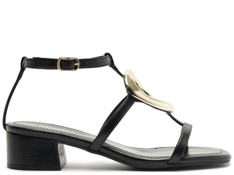 SANDALIA MUJER ANACAPRI LUNA NEGRO - 1
