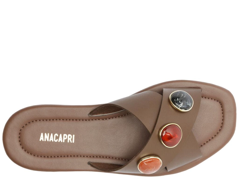 SANDALIA DE CUERO MUJER ANACAPRI MAYA CHOCOLATE - 2