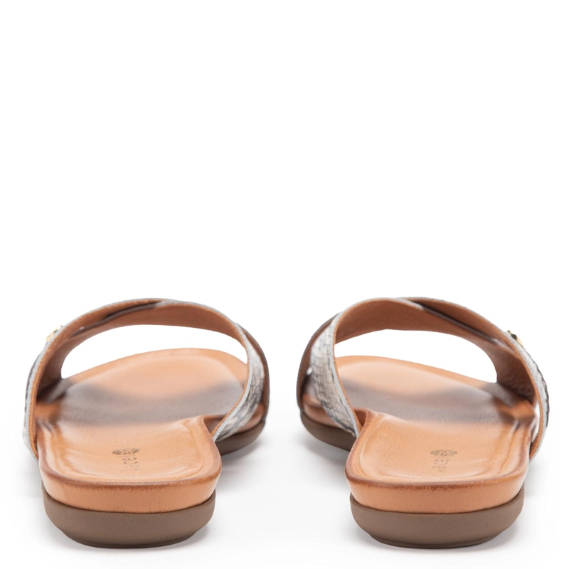 SANDALIA DE CUERO MUJER GACEL ANIMAL PRINT FI - 5