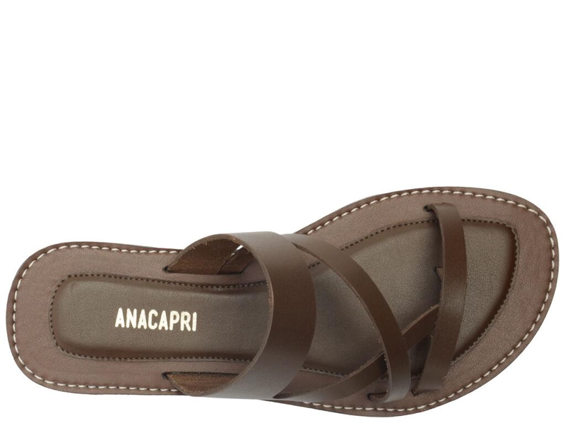 SANDALIA DE CUERO MUJER ANACAPRI MILLIE CHOCOLATE - 2