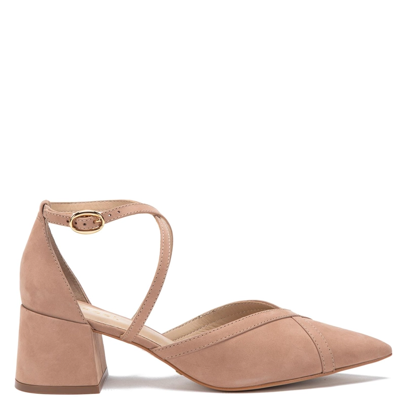 ZAPATO DE CUERO MUJER GACEL CAMEL DANNA - 1