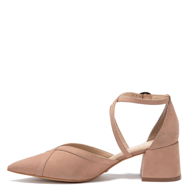 ZAPATO DE CUERO MUJER GACEL CAMEL DANNA - 3