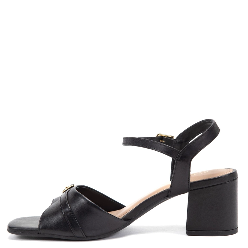 SANDALIA DE CUERO MUJER GACEL NEGRO GINGER - 3