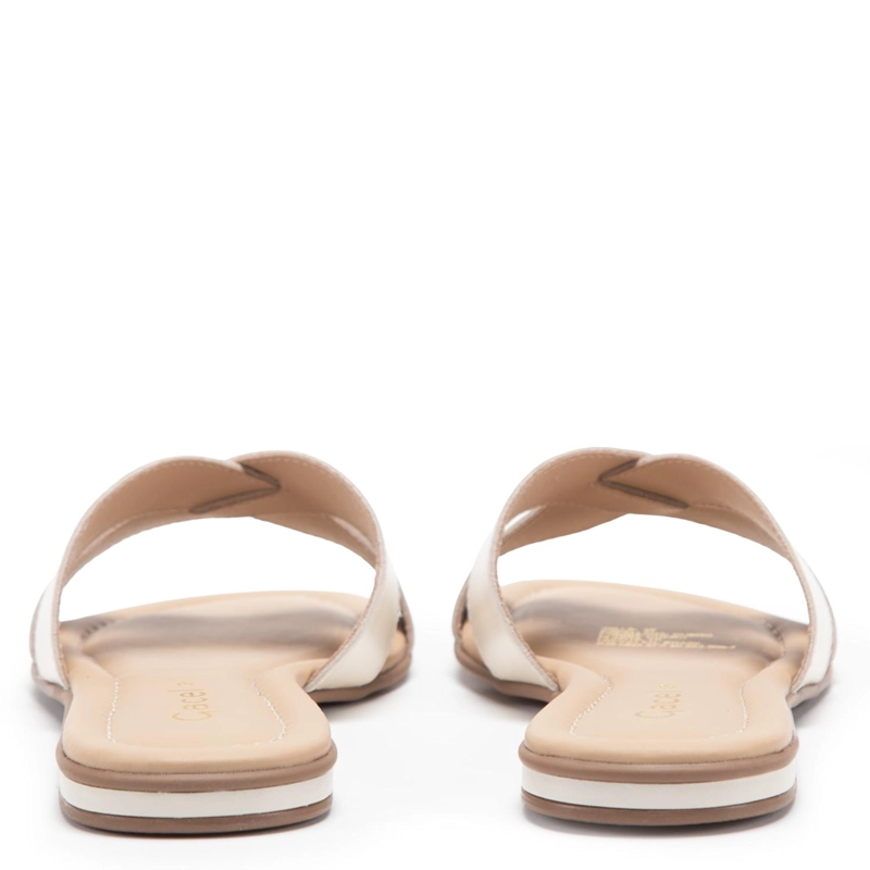 SANDALIA DE CUERO MUJER GACEL CRUDO SANDY - 5