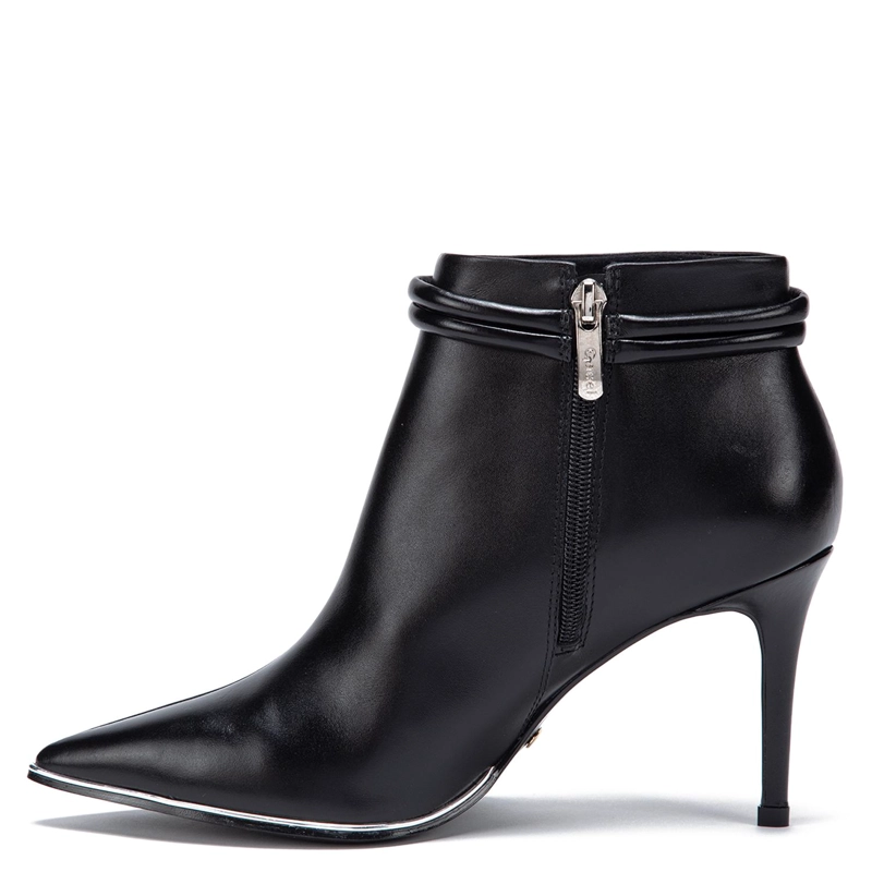 BOTIN DE CUERO MUJER GACEL NEGRO RANIA - 3