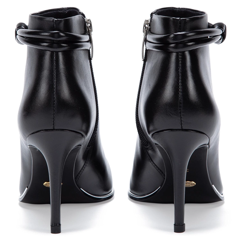 BOTIN DE CUERO MUJER GACEL NEGRO RANIA - 5
