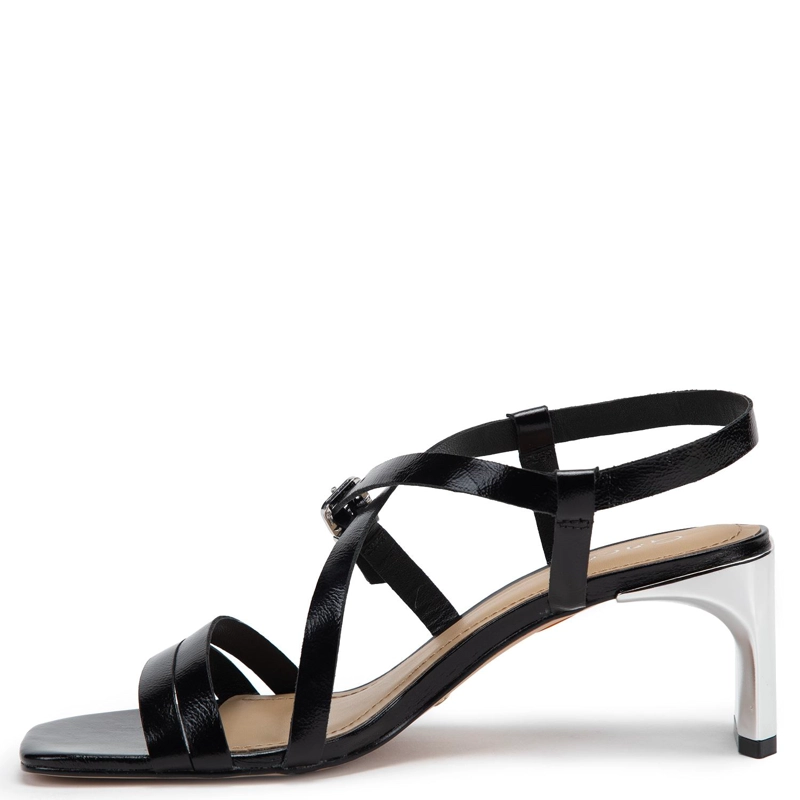 SANDALIA DE CUERO MUJER GACEL NEGRO PHILIPA - 3