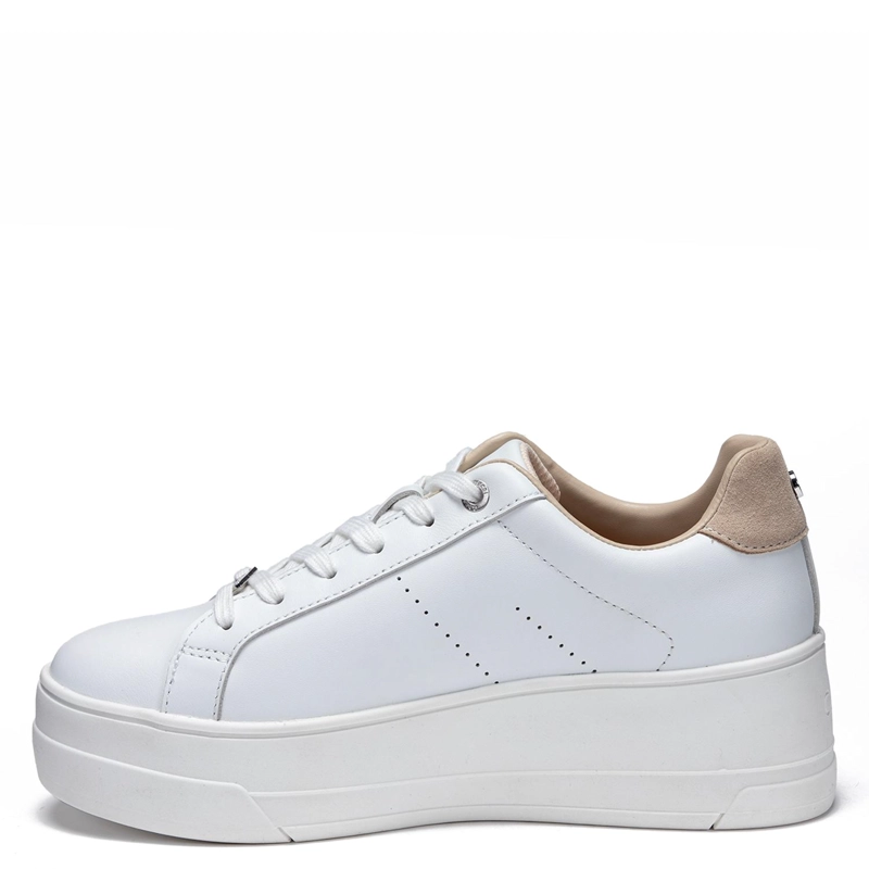 ZAPATILLA DE CUERO MUJER GACEL BLANCO ROSI - 3