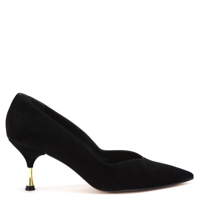 ZAPATO DE CUERO MUJER GACEL NEGRO NAIROBI - 1