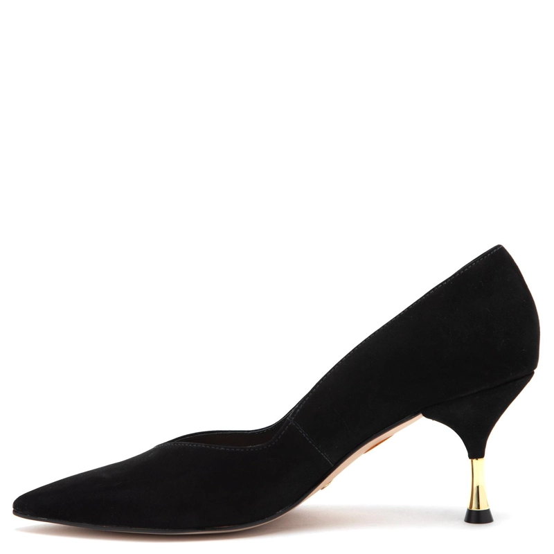 ZAPATO DE CUERO MUJER GACEL NEGRO NAIROBI - 3