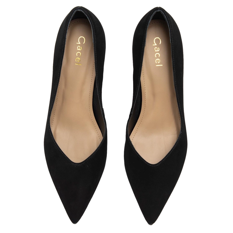 ZAPATO DE CUERO MUJER GACEL NEGRO NAIROBI - 4