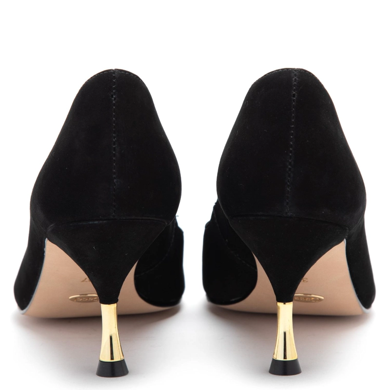 ZAPATO DE CUERO MUJER GACEL NEGRO NAIROBI - 5