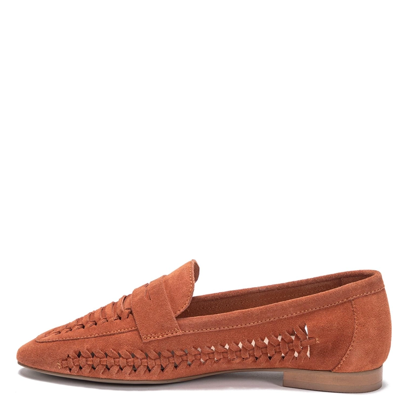 MOCASIN DE CUERO MUJER GACEL TERRACOTA ELODIE - 3