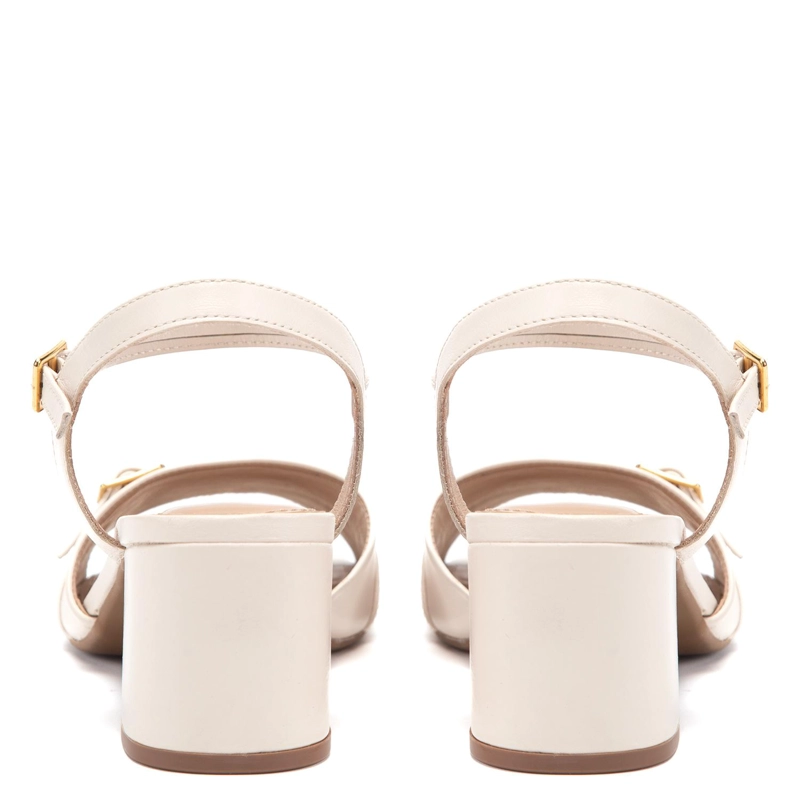 SANDALIA DE CUERO MUJER GACEL CRUDO GINGER - 4