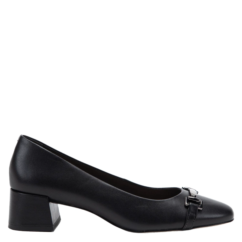 ZAPATO DE CUERO MUJER GACEL NEGRO ELLI - 1