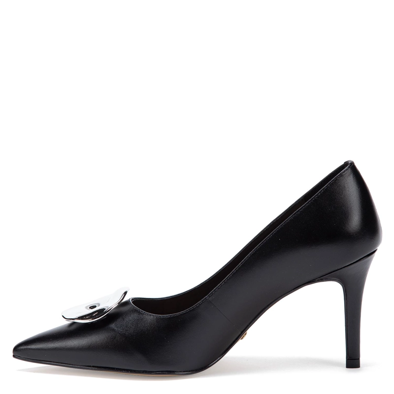 ZAPATO DE CUERO MUJER GACEL NEGRO MONICA - 3