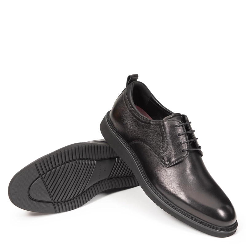 ZAPATO DE CUERO HOMBRE GUANTE NEGRO VILOS - 5