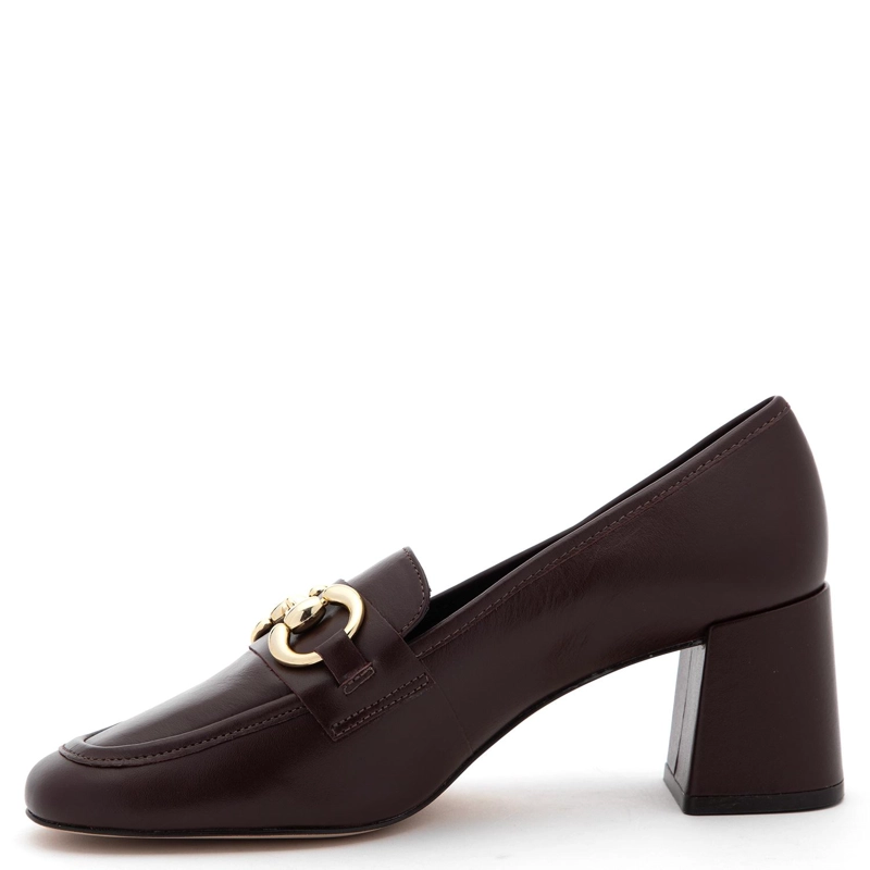 ZAPATO DE CUERO MUJER GACEL CHOCOLATE AUBREY - 3