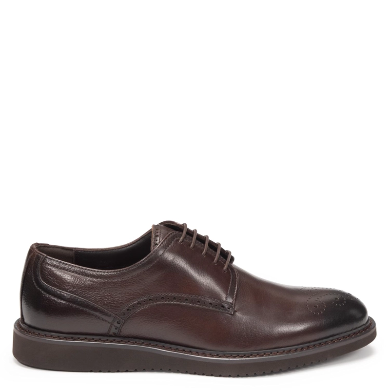 ZAPATO DE CUERO HOMBRE GUANTE CHOCOLATE VILOS - 1