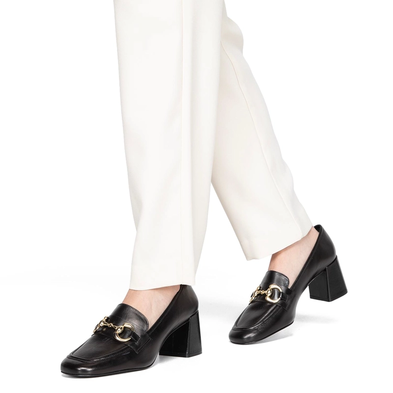 ZAPATO DE CUERO MUJER GACEL NEGRO AUBREY - 2