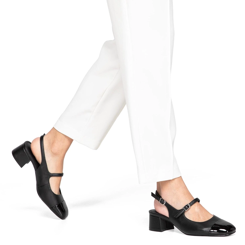 ZAPATO DE CUERO MUJER GACEL NEGRO KOKO - 2