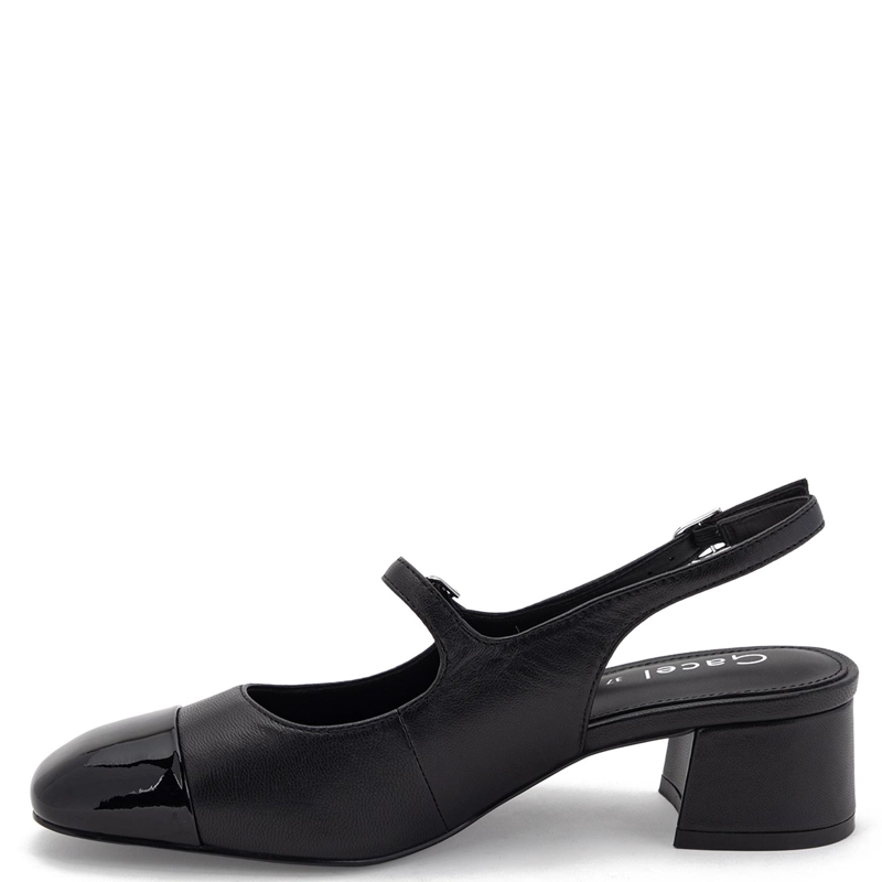 ZAPATO DE CUERO MUJER GACEL NEGRO KOKO - 3