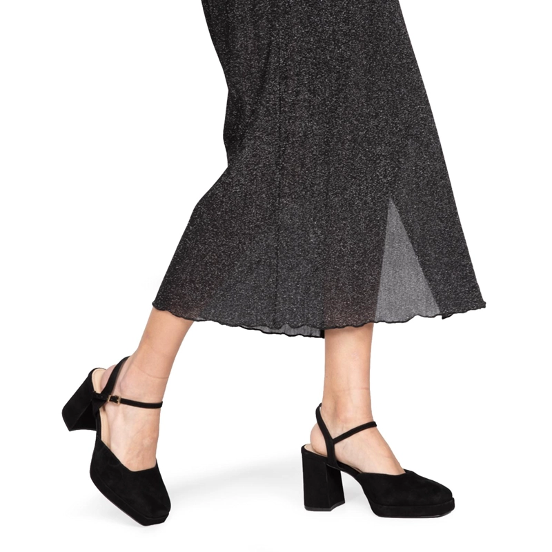 ZAPATO DE CUERO MUJER GACEL NEGRO MABI - 2