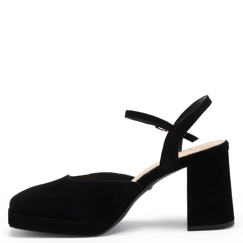 ZAPATO DE CUERO MUJER GACEL NEGRO MABI - 3
