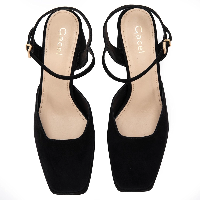ZAPATO DE CUERO MUJER GACEL NEGRO MABI - 4