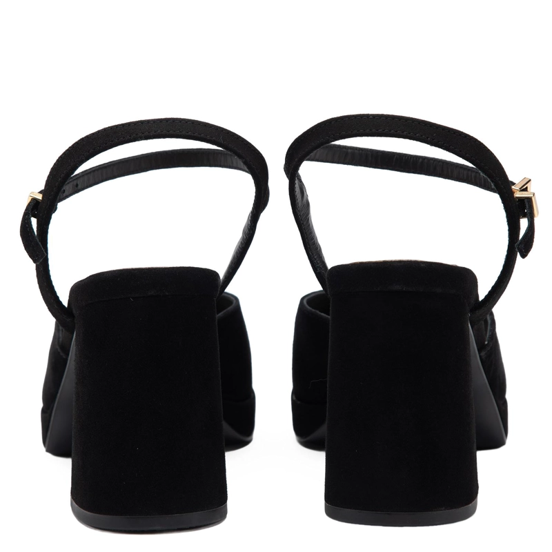 ZAPATO DE CUERO MUJER GACEL NEGRO MABI - 5