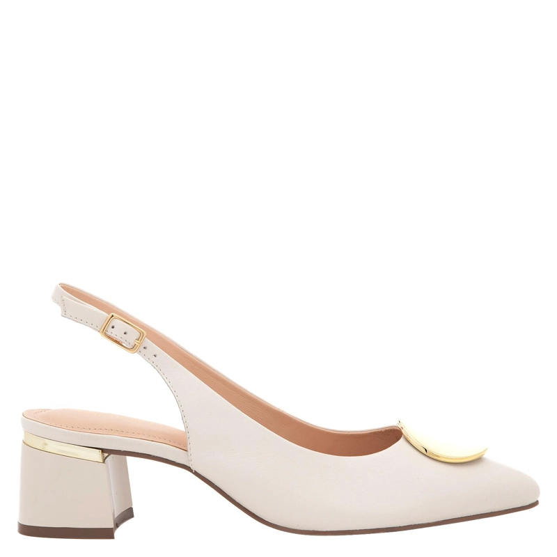 ZAPATO DE CUERO MUJER GACEL CRUDO CIARA - 1