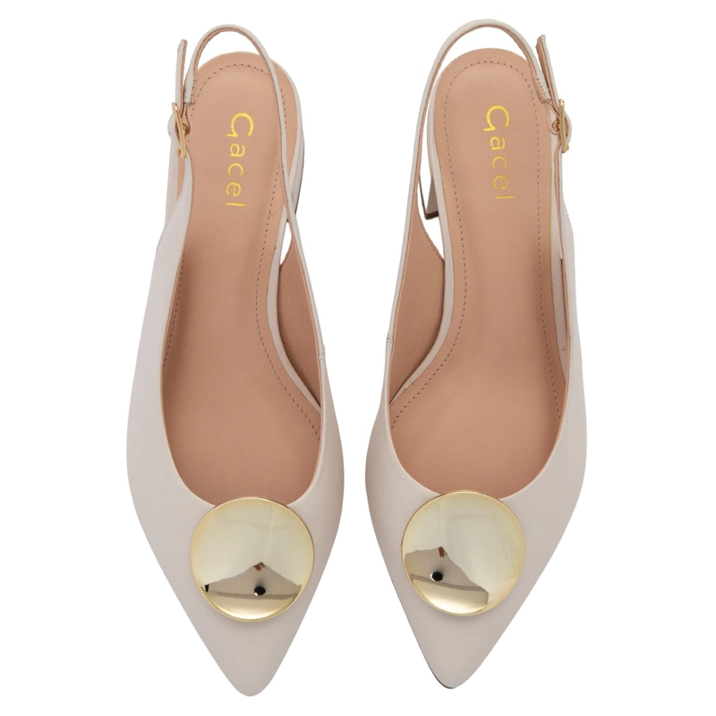 ZAPATO DE CUERO MUJER GACEL CRUDO CIARA - 4