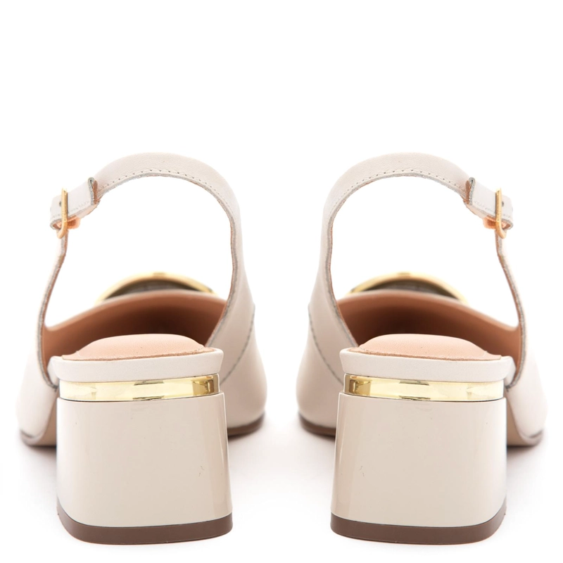 ZAPATO DE CUERO MUJER GACEL CRUDO CIARA - 5