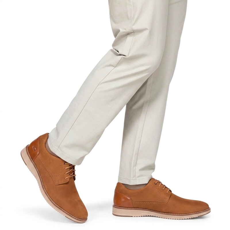 ZAPATO DE CUERO HOMBRE GUANTE CAMEL SEGOVIA - 2