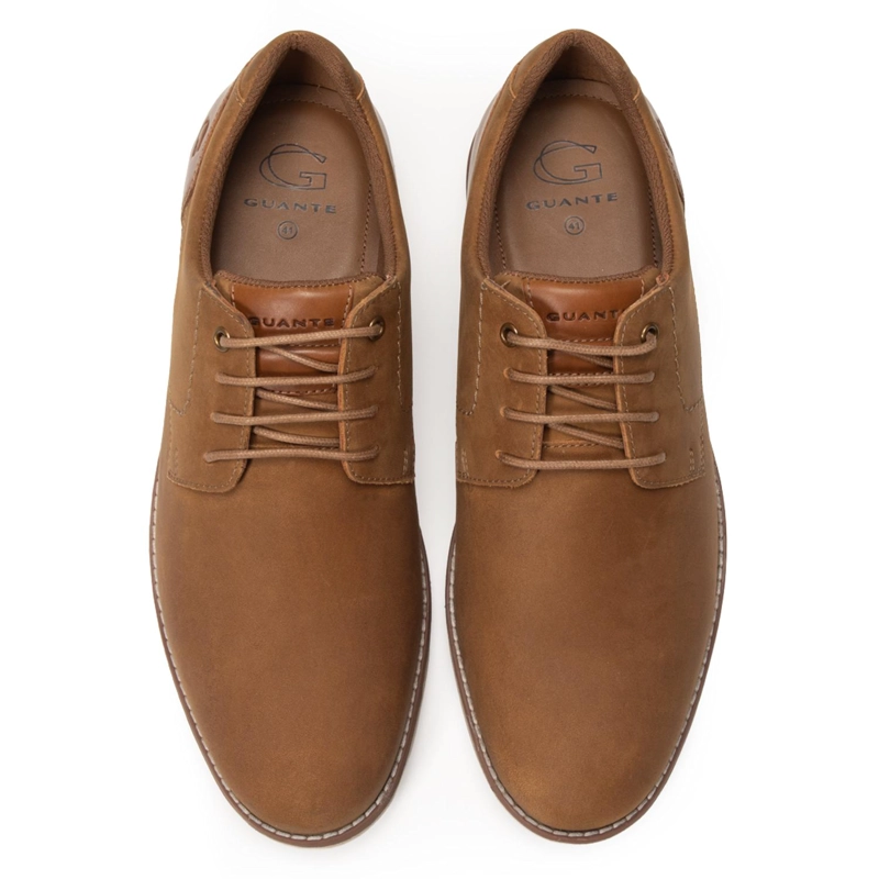 ZAPATO DE CUERO HOMBRE GUANTE CAMEL SEGOVIA - 3