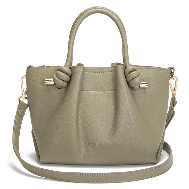 CARTERA MUJER GACEL VERDE DOS ASAS PEQUEÑA - 1