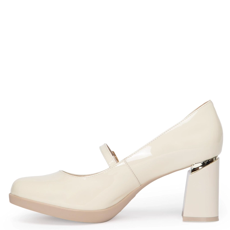ZAPATO DE CUERO MUJER GACEL CRUDO LUCY - 3