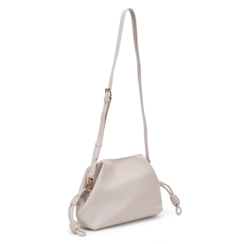 CARTERA MUJER GACEL OFF WHITE BANDOLERA GRANDE - 3