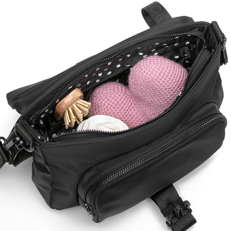 CARTERA MUJER GACEL NEGRO BANDOLERA GRANDE - 5
