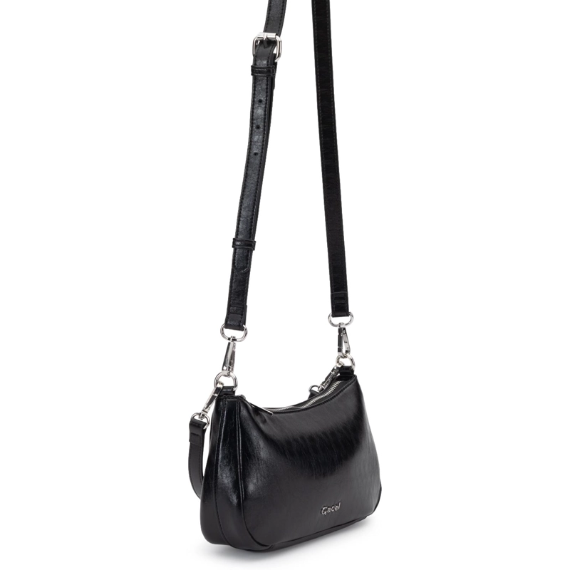 CARTERA MUJER GACEL NEGRO BANDOLERA PEQUEÑA - 3