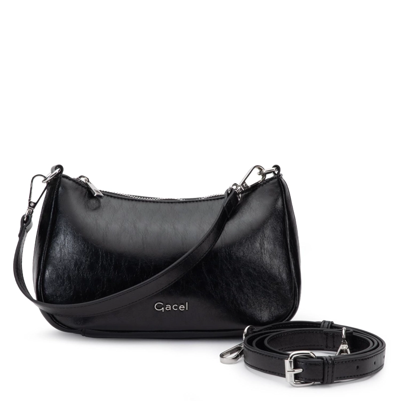 CARTERA MUJER GACEL NEGRO BANDOLERA PEQUEÑA - 4