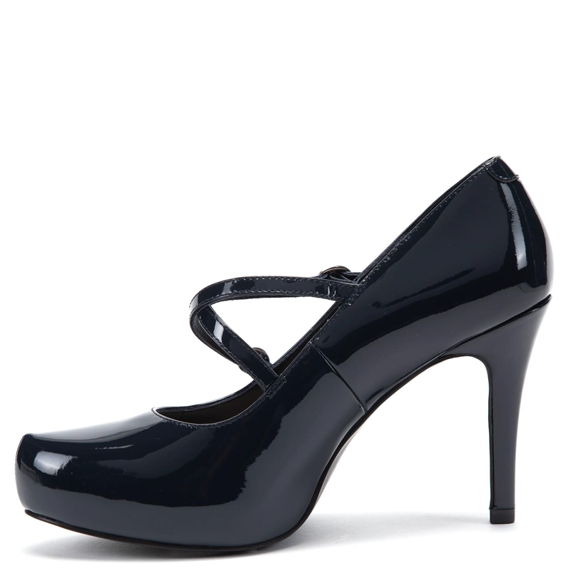 ZAPATO DE CUERO MUJER GACEL AZUL OLGA - 3