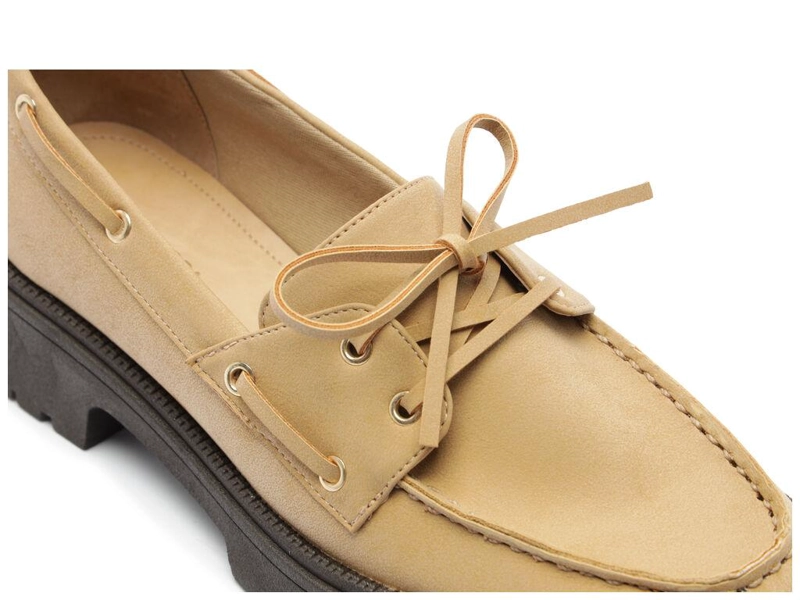 MOCASIN MUJER ANACAPRI SADE BEIGE - 5