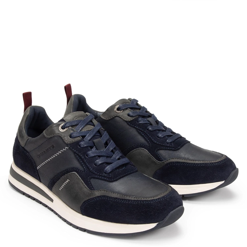 ZAPATILLA DE CUERO HOMBRE GUANTE MARINO PEKIN - 4