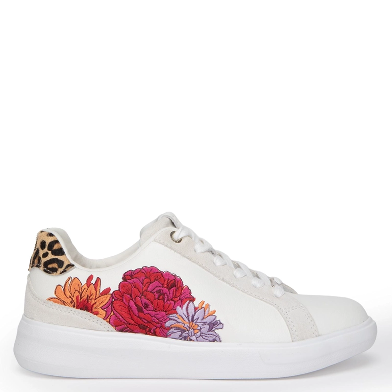 ZAPATILLA DE CUERO MUJER GACEL CRUDO ROSALIA - 1
