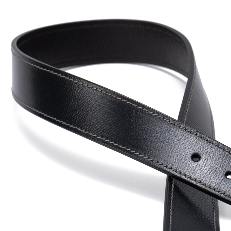 CINTURON DE CUERO HOMBRE GUANTE NEGRO REVERSIBLE INFORMAL - 5